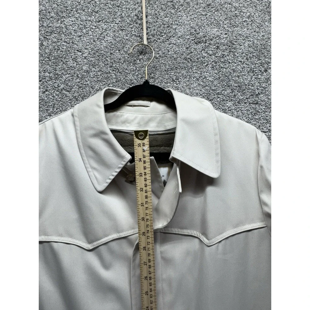 Vintage NWT Clipper Mist Donald All Weather Trench Coat Insulated‎ Size 42 Long